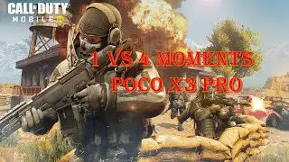 1 vs 4 Moments ISOLATED #10 S10 Cod Mobile BR | Poco X3 Pro | solo para entretenimiento
