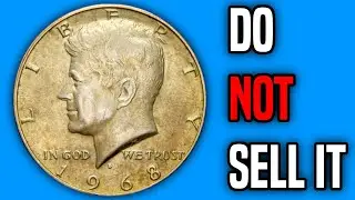Прежде чем продать: стоимость полудоллара с изображением Кеннеди 1968 года