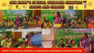 ESS Children Enjoying Songs & Snacks | Emmy's Special School | Kamalam Rehabilitation Centre | SALEM