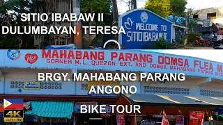 Bike Tour | Brgy. Mahabang Parang Angono | Sitio Ibabaw 2 Brgy. Dulumbayan Teresa 🇵🇭