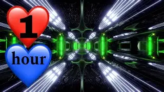 1 HOUR of Background TUNNEL Invites YOU 👁️ Calming MUSIC 🎶 НЕОНОВЫЙ ФОН 👀МУЗЫКА для МЕДИТАЦИИ🎵
