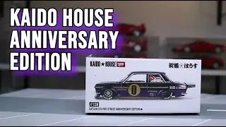 KAIDO HOUSE ANNIVERSARY EDITION, MINI GT KAIDO HOUSE DATSUN 510 PRO STREET PURPLE CHROME