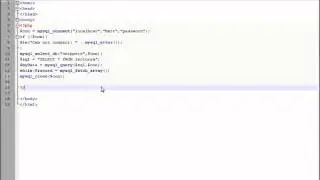 PHP Lesson 36 - Displaying MySQL Records on a PHP Page