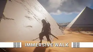ACOrigins Complete Pyramids Journey - Siwa to Bent Pyramid (8h49m Desert Exploration, No Commentary)