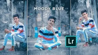 Lightroom MOODY BLUE Color Effect 🔥|| Lightroom Mobile Tutorial || AC EDITING ZONE