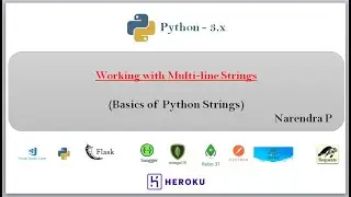 Python Scripting or Programming | Working with Multi-line Strings | Video - 19