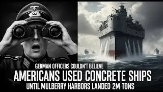German Officers Couldn't Believe Americans Used Concrete Ships Until The Mulberry Harbors Landed 2 M