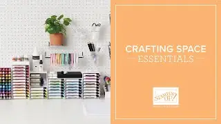 Crafting Space Essentials: 12 Tools for an Organized Craft Room Setup #CraftingSpace #StampinUp