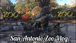 SAN ANTONIO ZOO AND ZOO LIGHTS VLOG