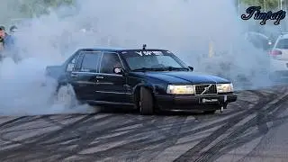 BIG VOLVO 940 V8? BURNOUT