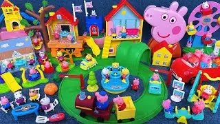 18 Minutes Satisfying Unboxing Cute Peppa Pig Peppa's Moments Outside Fun Playset ASMR Toys