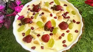 परफेक्ट फ्रूट कस्टर्ड रेसिपी परफेक्ट माप से 2026 Ramzan special fruit custard recipe
