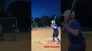 9 year old goes DEEP with $99 bat!  #stringking