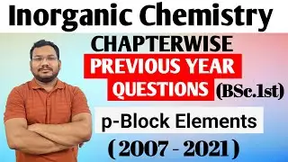 Previous year questions | Inorganic chemistry | p-block elements | Kumaun University |by pankaj sir