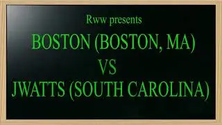 BOSTON VS JWATTS | RWW BATTLE LEAGUE VOL. 7 | RAP BATTLE