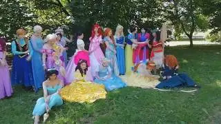 Disney princess backstage