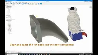 F360_Simple 3D printer fan duct creation