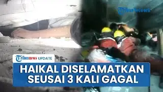 Haikal Santri Al Khoziny Diselamatkan Tim SAR seusai 3 Kali Gagal: Beton Bergerak Ada Suara Retakan