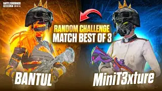 Random vs Me - Best of 3 Challenge | Intense TDM Fight 🔥👿
