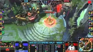 23 01 2015 GIA vs MYM LCS EU XU&Acirc;N 2015