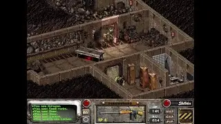 Fallout 2 KMK Gameplay #187 &ndash; Inside the Military Base, Some Items Gathered at Level 2