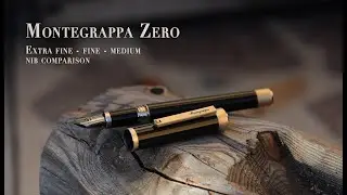 Stilografica Montegrappa Zero prova pennini EF - F  - M