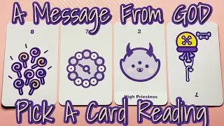 ✨🤍A Message From God🤍✨Pick A Card Reading🔮