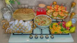 ОБЕД-УЖИН НА 2-3 ДНЯ 😍, ОРЕХОВЫЕ СИГАРЕТИКИ, ЧУДУ С ТЫКВОЙ, САЛАТ🥗, СЭНДВИЧИ 🥪, КОМПОТ, ФРУКТЫ 🍇