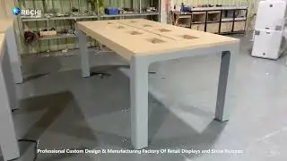 RECHI Retail Store Furniture Factory Custom Luxury Mobile Phone Shop Retail Display Counter Table