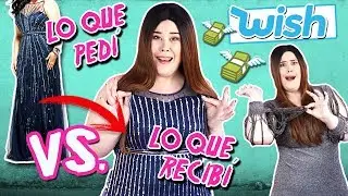 &iexcl;MENUDA ESTAFA! 😩 Lo que PEDI vs Lo que RECIBI en WISH | Haul de ROPA CHINA
