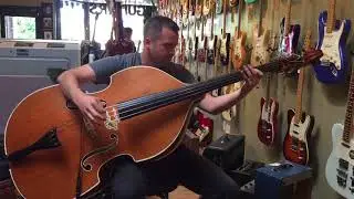 Slayer played on an upright bass at imperial vintage