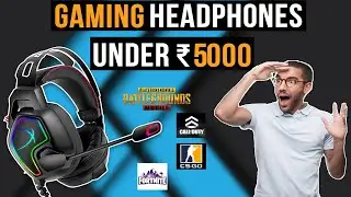 Best Gaming Headphones 🎧 under 5000 | Best & Cheap Headphones for 🎮 PUBG, COD, FORTNITE, VALORANT