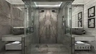 #NewLuxuryBathroomDesign #LuxuryInteriorDesign New showcase from Concept Virtual