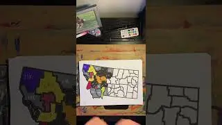 Part 26/50 - Montana #map #timelapse #montana