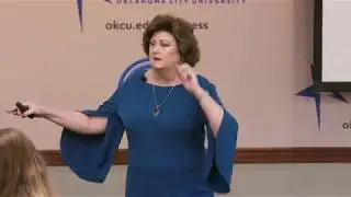 Nancy Parsons begins Glass Ceiling talk for Women in Energy OKC 1/17/19