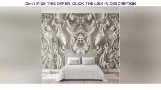 Top Milofi custom photo mural decoration wall white simple European relief 3d stereo TV background