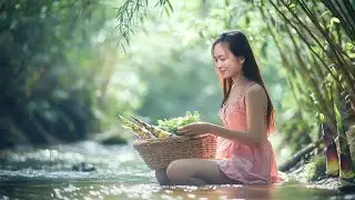 A Relaxing Day in Nature &ndash; Harvesting & Cooking Fresh Farm Food | Countryside Life