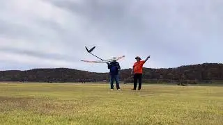MVSA November TD contest Berkut F5J launch #glider #modelplane #sports #f5j 