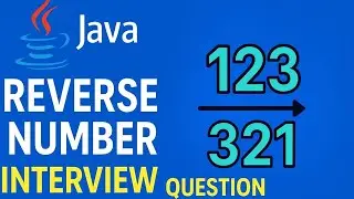 Reverse Number in Java Logical interview question ❓#coding #interview #programming #java 
