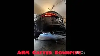 2024 VW Jetta GLI 40th ARM chatted downpipe before and after