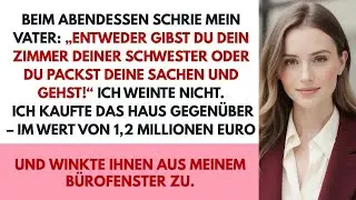 Meine Eltern schrien： „Gib dein Zimmer auf oder zieh aus!“ – ich kaufte ein 1,2 Mio € Haus gegen