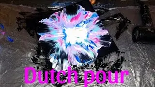 This one SURPRISED Me!,dutch Pour FLOWER 🌼|Acrylic pour painting|Fluid art|visual art|Christmas gift