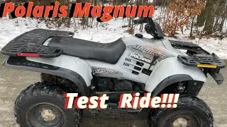 Polaris magnum 330 test drive review