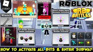 [EVENT] RB BATTLES FINAL BATTLE PART 1 - HOW TO ACTIVATE ALL BITS & ENTER THE SUBWAY (ROBLOX)