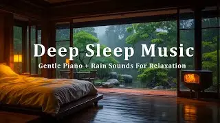 Rainy Night Piano Music for Sleep, Anxiety Relief, and Comforting Inner Calm