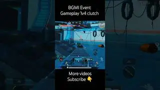 My 1st BGMI Event Gameplay 1v4 clutch event update 3.9 #bgmi #trending #bgmigameplay #eventupdate