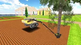 Poclain Tree 🌲 Cutter Machine Android | Chain Poclain 3D | Simulator Gameplay |