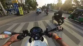 Hyper Ride Sunday | NS160 City Vibes 🏍️💨
