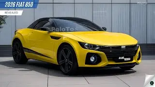 2026 Fiat 850 раскрыл - возвращение доступного маленького спортивного автомобиля Fiat!