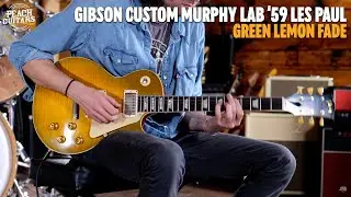 No Talking...Just Tones | Gibson Custom Murphy Lab 59 Les Paul Green Lemon Fade Heavy Aged